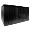 Conteneur démontable noir 4 x 2 mètres