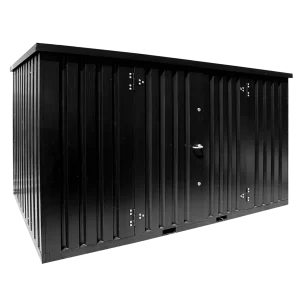 Conteneur démontable noir 4 x 2 mètres