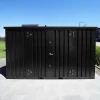 Conteneur démontable noir 4 x 2 mètres