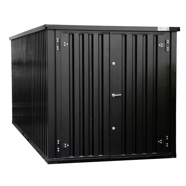Conteneur démontable noir 6 x 2 mètres