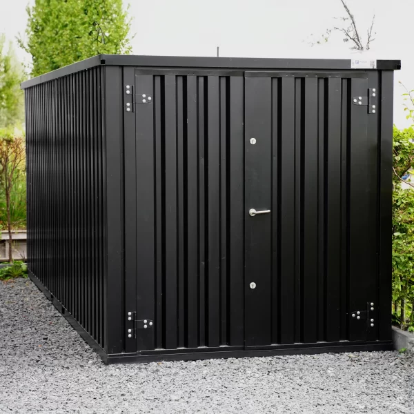 Conteneur démontable noir 6 x 2 mètres