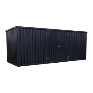 Conteneur démontable noir 5 x 2 mètres