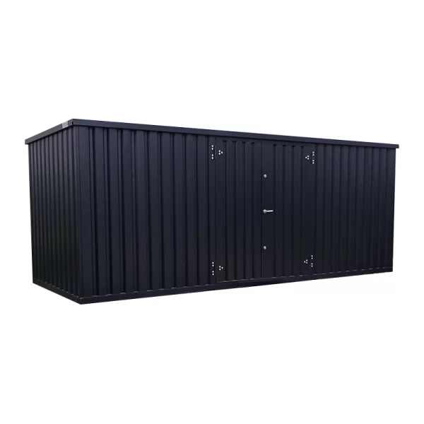 zel- 0051 Conteneur démontable noir 5 x 2 mètres